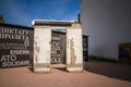 Germany, Piece of the Berlin Wall at the Mauer museum House of Checkpoint Charlie Royalty Free Stock Photo